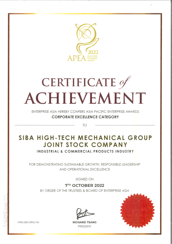 Asia Excellence Enterprise Awards APEA 2022