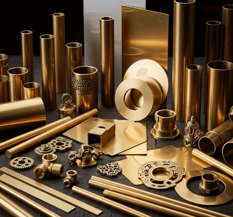 Create Image Copper Bronze Brass Materials 3