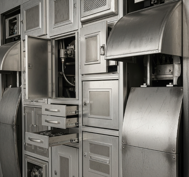 Create Image Metal Doors Panels Drawers Shrouds Shielding 4