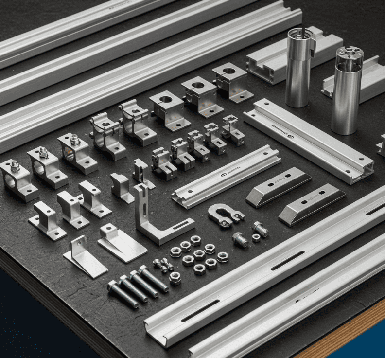 Create Image Solar Racking Mounting Components 4