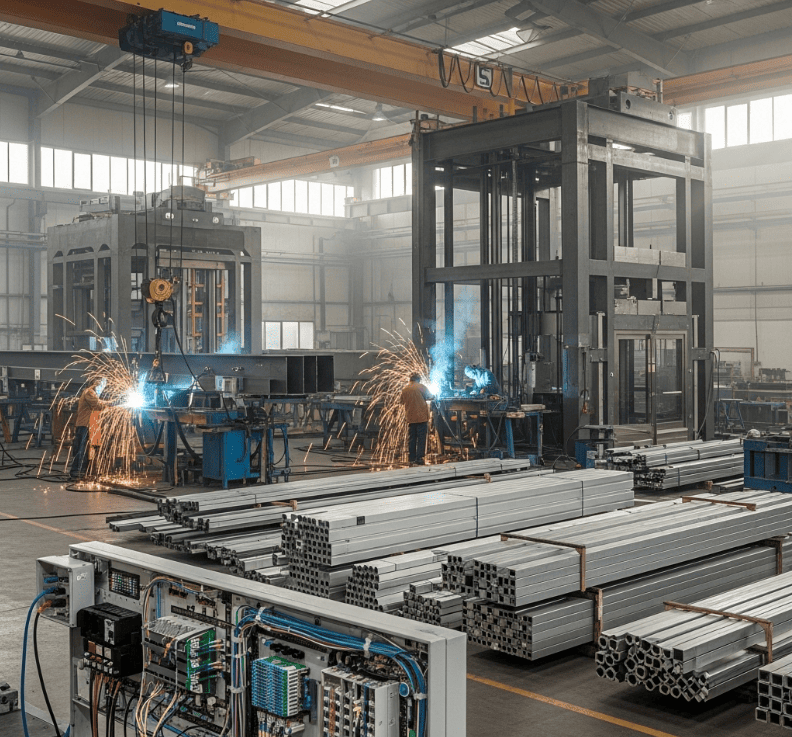 Elevator Manufacturing metal 2