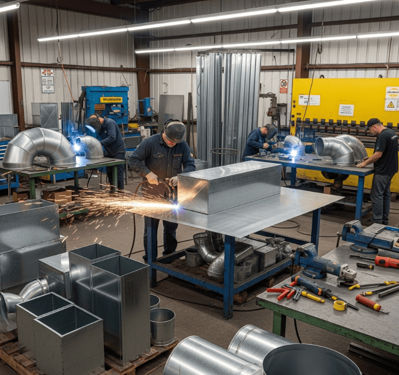 HVAC Fabrication metal 1