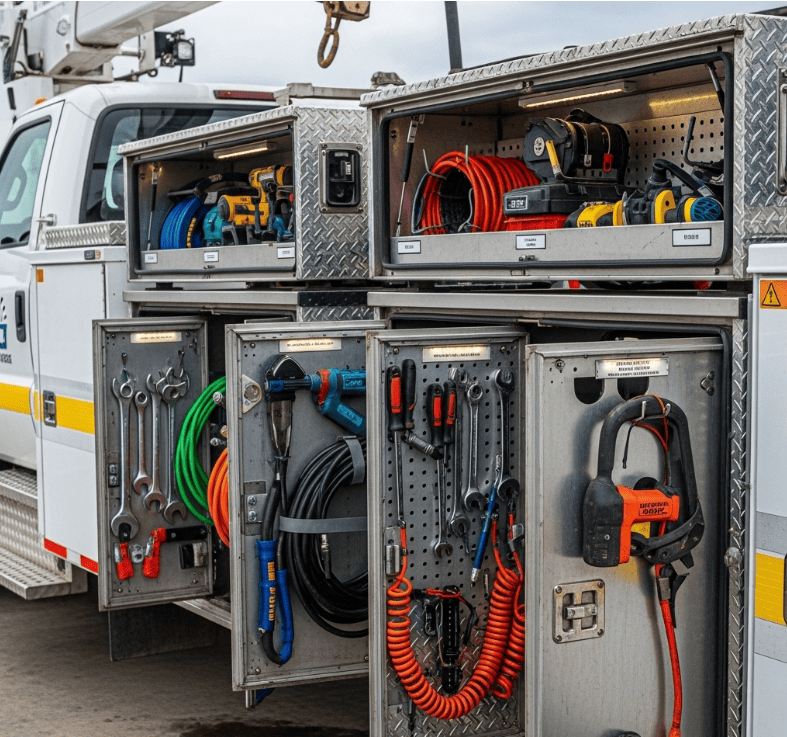 Utility Truck Service Bodies Cabinets Boxes Upfitting 4