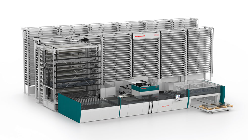 Salvagnini S4.G4 punching machine MV