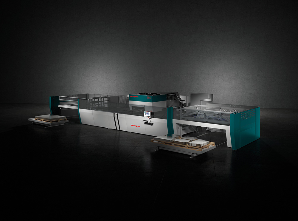 Salvagnini S4.G4 punching machine white black big